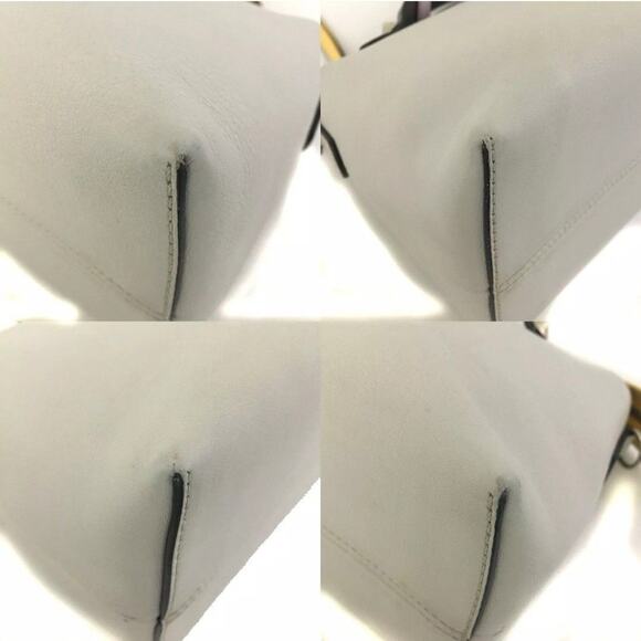 Fendi Gray and Yellow Satchel Bag - Picture 6 of 7